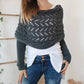 🔥Last Day Sale 49%🔥Knitted Cable Wrap, Shrugs For Women, Knitted Wrap