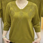 🔥Last Day Sale 49%🔥Women’s Vintage V-neck Beaded Pullover Shirt