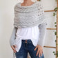 🔥Last Day Sale 49%🔥Knitted Cable Wrap, Shrugs For Women, Knitted Wrap