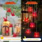 💓 Solar Cardinal Wind Chime Light