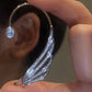 Angel wing earrings