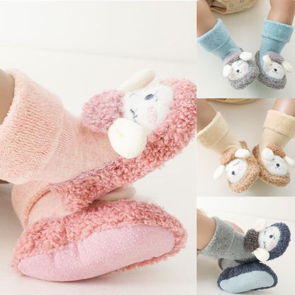 🎁Best Christmas Gift For Girls 50% OFF💖Baby Cartoon Plush Cotton Toddler Shoes