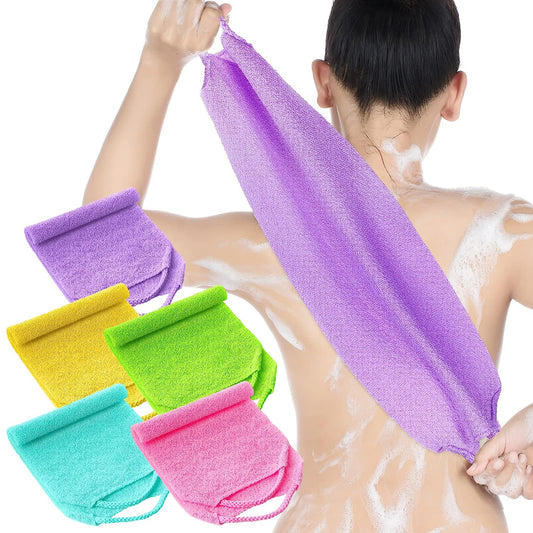 Stretchable Back Rub Bath Towel