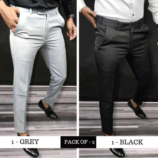 🎁Hot Sale 49% OFF⏳Solid Color Slim Fit Formal Pants — Free shipping for two pieces