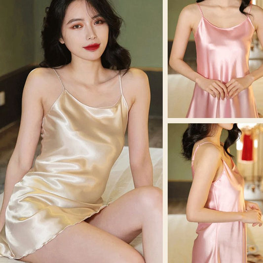 🎁Buy 1 Get 1 Free⏳Women’s Super Thin Slip Dress Nightwear