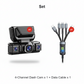 4-Channel Dash Cam with WiFi & Night Vision