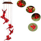 💓 Solar Cardinal Wind Chime Light