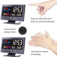 🔥Last Day Sale 49%🔥Digital LED Temperature Humidity Monitor Weather Forecast LED Table Alarm Clock