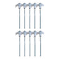 8" Screw-in Tent Stakes Ground Anchors(5PCS)