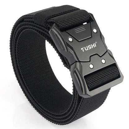 😎Nice gift! Tactical elasticated belt with quick-release buckle✨