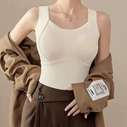 🎉hot selling Thickened Warm Tank Top with Shelf Bra